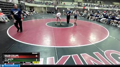 132 lbs Round 1 (4 Team) - Kaleb Collins, Mahomet-Seymour vs Ty White, Bemidji