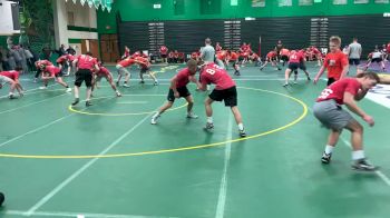 Burnett Wrestling Through Positions In Live Go At Hammer Camp