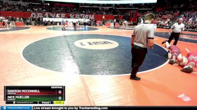 2A 165 lbs Semifinal - Nick Mueller, Dunlap vs Dawson McConnell, Lincoln