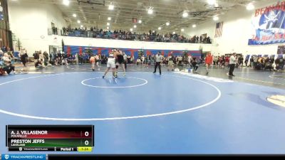 285 lbs Semifinal - Preston Jeffs, Lakeland vs A. J. Villasenor, Pocatello