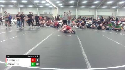 130 lbs Round 5 (10 Team) - Tobin McNair, Wolfpack WC vs Ian Ramsey, Virginia Team Predator