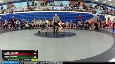 95 lbs Semis (4 Team) - Isaac Hodges, Floyd vs Alden Walker, Mater Dei