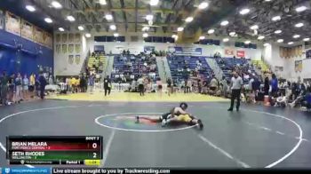 152 lbs Quarterfinals (8 Team) - Brian Melara, Fort Pierce Central vs Seth Rhodes, Wellington