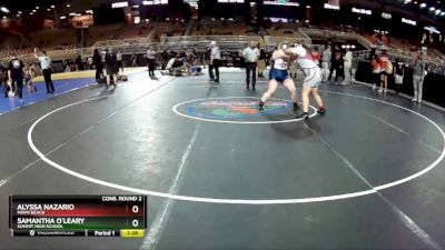 235 lbs Cons. Round 2 - Samantha O`Leary, Summit High School vs Alyssa Nazario, Miami Beach