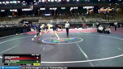 182 lbs Cons. Round 3 - John Boratyn, Mill Creek vs Cole Erickson, St Francis School