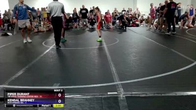 64 lbs Round 1 (6 Team) - Piper Durant, Tri State Training Center Red vs Kendal Brahney, Buccaneers WC