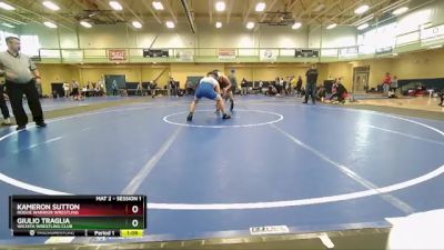 190 lbs 2nd Place Match - Giulio Traglia, Wichita Wrestling Club vs Kameron Sutton, Rogue Warrior Wrestling