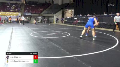 184 lbs Consi Of 16 #1 - Jaimeson Shea, Stony Brook vs Nathan Engelbertson, San Jose State