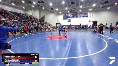 67 lbs Round 2 - Dracen Pollock, Eastside United vs Zion Anderson, Sheridan Wrestling Club