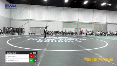 60 lbs Rr Rnd 1 - Uriah Garcia, Heat 12U vs Noah Griffith, Untouchables 12u Red