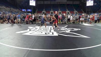 100 lbs Cons 8 #1 - Leland Phillips, Oklahoma vs Elias Briones, California