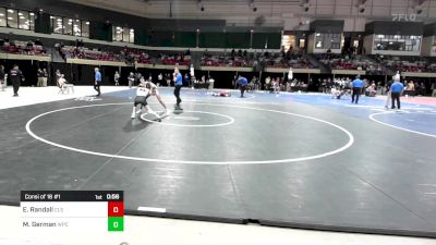 120 lbs Consi Of 16 #1 - Ethan Randall, Charlotte Latin School vs Munir German, William Penn Charter