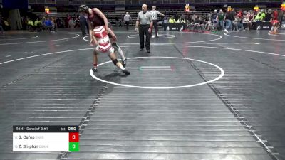 92 lbs Rd 4 - Consi Of 8 #1 - Gianna Cafeo, Canon McMillan vs Zoey Shipton, Conneaut