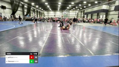 110 lbs Rr Rnd 1 - Joseph Pellicci, Bitetto Trained Wrestling vs Jude Benson, West Virginia Wild I