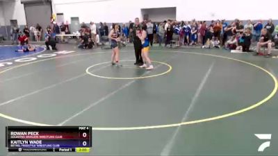 127 lbs Round 2 - Rowan Peck, Soldotna Whalers Wrestling Club vs Kaitlyn Wade, Bethel Freestyle Wrestling Club