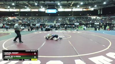 106 lbs Champ. Round 3 - Samuel Moody, Riverton vs Jorge De La Rosa, Forest Grove