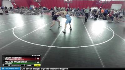 215 lbs Champ. Round 1 - Richard Waldburger, Wisconsin vs Logan McIntyre, Sauk Prairie Wrestling Club