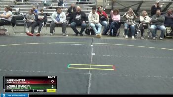 150 lbs Semis (4 Team) - Kaden Meyer, American Gladiators vs Garret Hilborn, Untouchables-Olympia