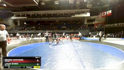 138 lbs Quarterfinal - Logan Banks, Del Oro vs Braden Whitmore, Sutter