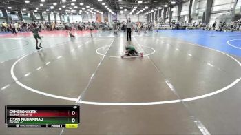 48 lbs Rd# 5- 3:45pm Friday Final Pool - Cameron Kirk, Nauman Green vs Ziyan Muhammad, Olympia