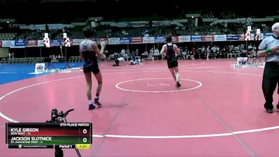 120 lbs Placement Matches (8 Team) - Jackson Slotnick, St. Augustine Prep vs Kyle Gibson, New Kent