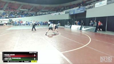 4A-152 lbs Quarterfinal - Ashton Swanson, Sweet Home vs Ridge Kehr, La Grande