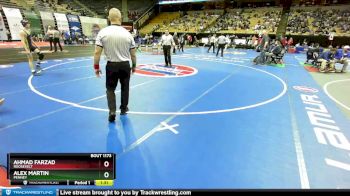 113 Class 1 lbs Quarterfinal - Ahmad Farzad, Roosevelt vs Alex Martin, Penney