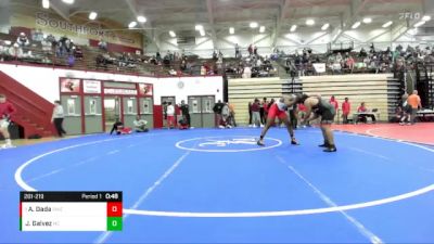 201-219 lbs Consolation Bracket - Ayomide Dada, Pike vs Jason Galvez, North Central