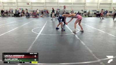 115-120 lbs Cons. Semi - Lincoln Underwood, Region Wrestling Academy vs Oliver Lester, Pursuit Wrestling Club