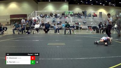 44 lbs Round 1 (6 Team) - Rowan Westover, Michigan Matcats vs Bronx Parrish, Contenders WA Green