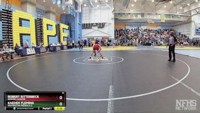120 lbs Cons. Round 2 - Robert Ritterbeck, Newark Charter vs Kaeden Fleming, Wilmington Friends H S