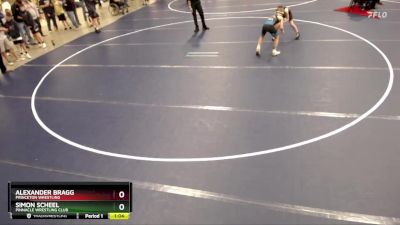 74 lbs Quarterfinal - Alexander Bragg, Princeton Wrestling vs Simon Scheel, Pinnacle Wrestling Club