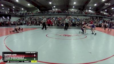 110 lbs Champ. Round 1 - Kemper Loyd, Joplin Youth Wrestling Club-AAA  vs Chase Rosenstengle, Pleasant Hill Youth Wrestling Club-AAA