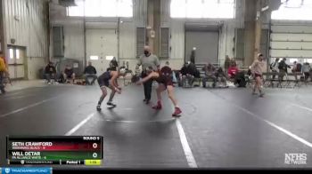 92 lbs Round 5 (6 Team) - Seth Crawford, Warhawks Black vs Will Detar, PA Alliance White