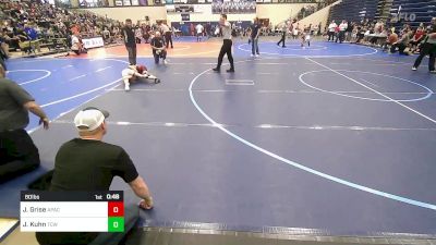 80 lbs Consolation - Jed Grise, Apache Youth Wrestling vs Jack Kuhn, Team Conquer Wrestling