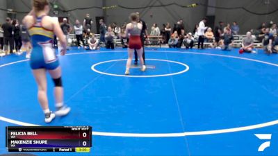 125 lbs Cons. Round 2 - Felicia Bell, WA vs Makenzie Shupe, WA