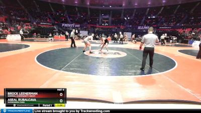 2A 170 lbs Cons. Round 2 - Brock Leenerman, Normal (Community West) vs Aseal Rubalcava, Evergreen Park