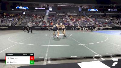 145 lbs Semifinal - Bradley Owen, Jeffersonville vs Mason Day, Brownsburg