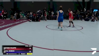 170 lbs Cons. Semi - Adysen Maupin, OR vs Katia Doiron, WA