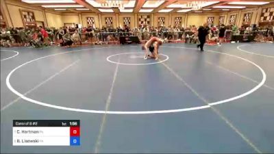 126 lbs Consi Of 8 #2 - Collier Hartman, Pa vs Brayden Lisowski, Pa