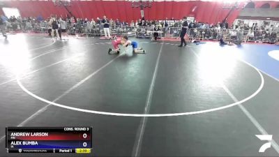 145 lbs Cons. Round 3 - Andrew Larson, MN vs Alex Bumba, IA