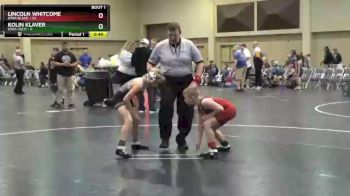 80 lbs Finals (2 Team) - Kolin Klaver, Iowa Gold vs Lincoln Whitcome, Iowa Black