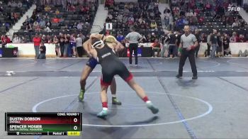 150 lbs Cons. Round 1 - Spencer Mosier, South Central Punishers vs Dustin Dobson, Emporia