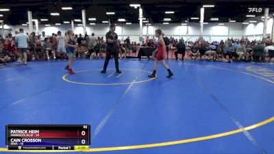 92 lbs Round 3 (8 Team) - Patrick Heim, Minnesota Blue vs Cain Crosson, Iowa