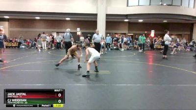 105 lbs Round 1 (4 Team) - Jack Jastal, Ohio Gold vs CJ Weidman, Team Palmetto