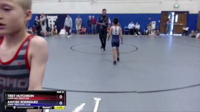 62 lbs Round 2 - Trey Hutchison, Lakeland Wrestling vs Kaycen Rodriguez, Hawk Wrestling Club