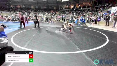 55 lbs Round Of 16 - Jackson Blackwell, Pryor Tigers vs Otto Vuocolo, Hurricane Wrestling Academy