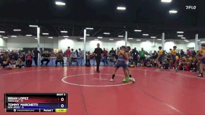 110 lbs Semis & 1st Wrestleback (8 Team) - Brian Lopez, Maryland vs Tommy Marchetti, New Jersey