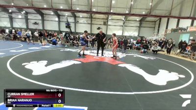 113 lbs Cons. Round 2 - Curran Smeller, OR vs Brian Naranjo, WA