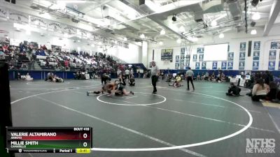 120 lbs Cons. Round 3 - Valerie Altamirano, Arroyo vs Millie Smith, Camarillo